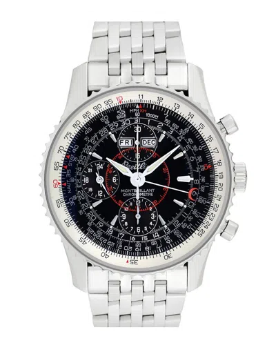 Pre-owned Breitling Men's Montbrilliant Datora Watch, Circa 2000's (authentic Pre-loved)