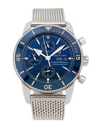 Breitling Men's Superocean Heritage Chronograph 44 Watch, Circa 2000's  (authentic ) In Metallic