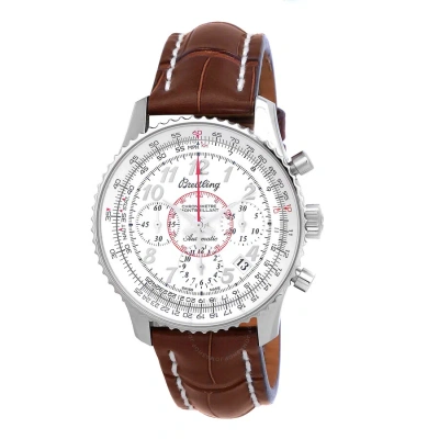 Breitling Montbrillant 01 Chronograph Automatic Silver Dial Men's Watch Ab013012/g735.722p.a18ba.1 In Brown