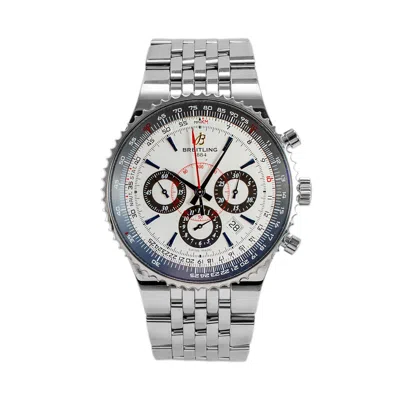 Pre-owned Breitling Montbrillant Limited Edition 47mm A23351a6/g741 Steel Watch In Multi