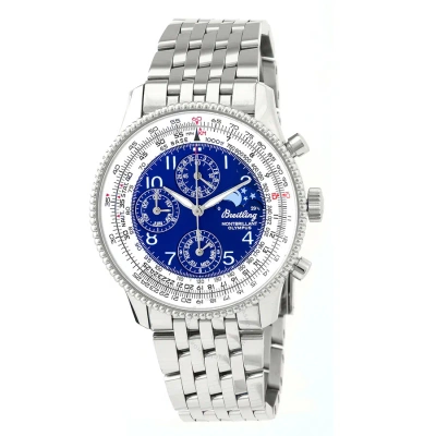 Breitling Montbrilliant Olympus Chronograph Automatic Chronometer Blue Dial Men's Watch A1935012/c66 In Metallic