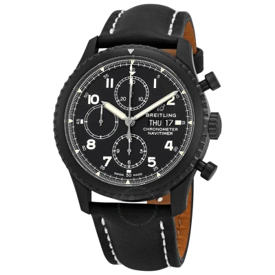 Breitling Navitimer 8 Chronograph Automatic Chronometer Black Dial Men's Watch M13314101b1x1 In Black / White