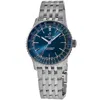 Breitling Navitimer Automatic 41 Blue Dial Steel Men's Watch A17329161c1a1 In Blue