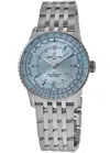 Breitling Navitimer Automatic 41 Gmt Blue Dial Steel Men's Watch A32310171c1a1 In Blue