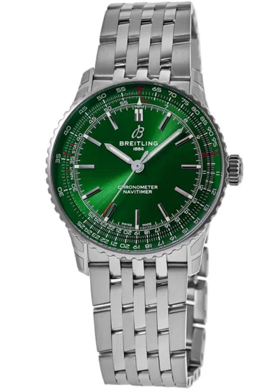 Breitling Navitimer Automatic 41 Green Dial Steel Men's Watch A17329371l1a1