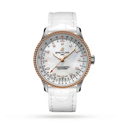 Breitling Navitimer Automatic Ladies Watch U17395211a1p4 In White