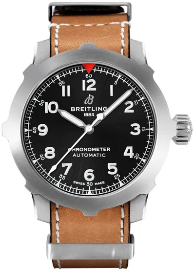 Pre-owned Breitling Navitimer Aviator 8 Super 8 Black Dial Automatic Mens Luxury Watch