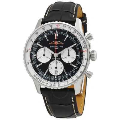 Breitling Navitimer Chronograph Automatic Chronometer Black Dial Men's Watch Ab0138211b1p1