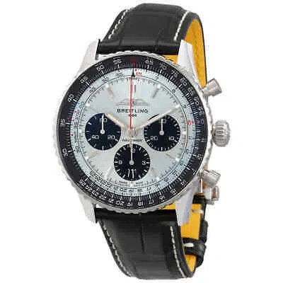 Pre-owned Breitling Navitimer Chronograph Automatic Chronometer Blue Dial Men's Watch