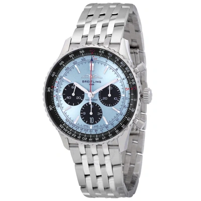 Breitling Navitimer Chronograph Automatic Chronometer Blue Dial Men's Watch Ab0138241c1a1