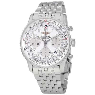 Breitling Navitimer Chronograph Automatic Chronometer Silver Dial Men's Watch A2332212/g533.442a In Metallic