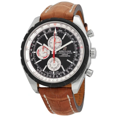 Breitling Navitimer Chronomatic Automatic Chronometer Black Dial Men's Watch A1936002/b963.760p.a20b In Black / Brown