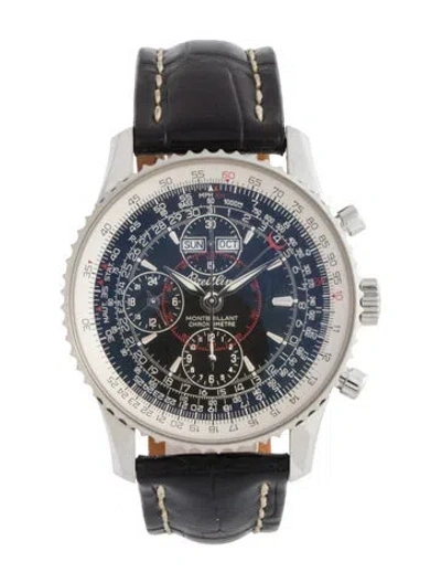 Pre-owned Breitling Navitimer Montbrillant Datora Watch In Multicolor