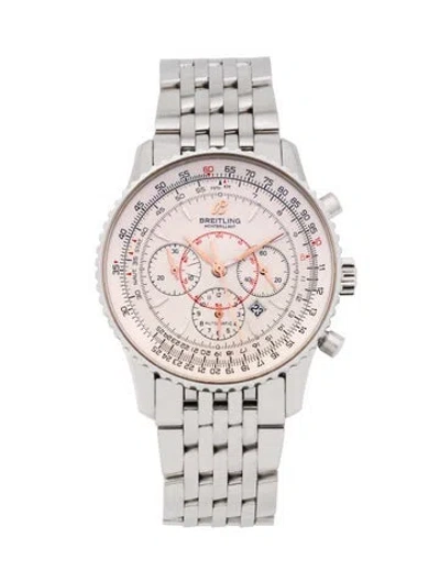 Pre-owned Breitling Navitimer Montbrilliant Watch, 38mm In Multi