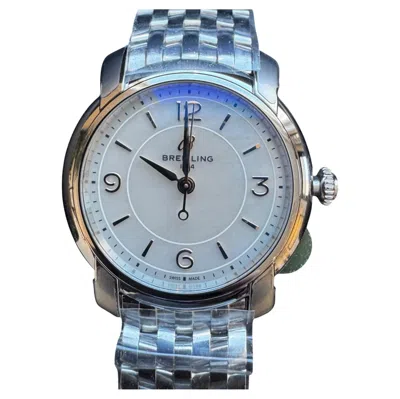 Pre-owned Breitling New  Lady Premier Watch A77330 Mop Dial Quartz Box/papers #24706 In Multi