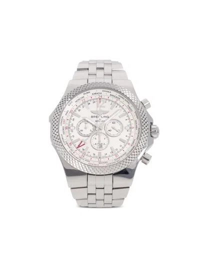 Pre-owned Breitling  Bentley 49mm In White