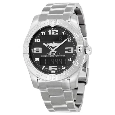 Breitling Aerospace Evo Black Dial Titanium Men's Watch E7936310-bc27ti In Metallic