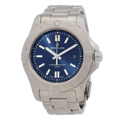 Breitling Automatic Chronometer Blue Dial Men's Watch A1738810-ca06-173a