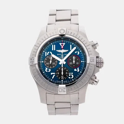Pre-owned Breitling Avenger B01 Chronograph Ab01821a1c1a1 45 Mm In Blue