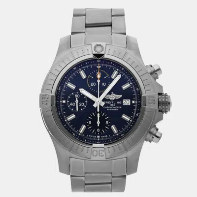 Pre-owned Breitling Avenger Chronograph A13317101c1a1 In Blue