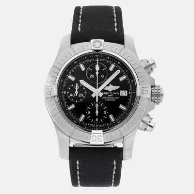 Pre-owned Breitling Avenger Chronograph A13385101b1x1 In Black
