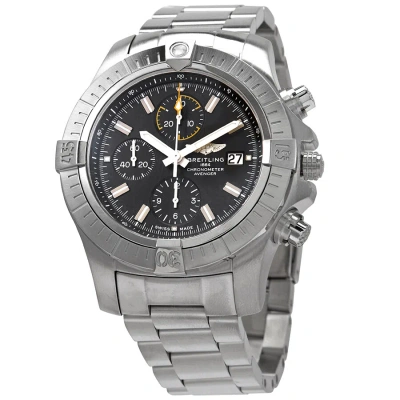 Breitling Avenger Chronograph Automatic Chronometer Black Dial Men's Watch A13317101b1a1