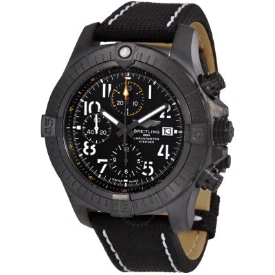 Breitling Avenger Night Mission Chronograph Automatic Chronometer Black Dial Men's Watch V13317101b1 In Anthracite / Black