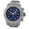 BREITLING PRE-OWNED BREITLING AVENGER CHRONOGRAPH AUTOMATIC CHRONOMETER BLUE DIAL MEN'S WATCH A13317