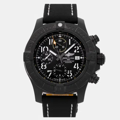 Pre-owned Breitling Avenger Chronograph Night Mission V13317101b1x2 Automatic Black Titanium Men's W