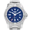 BREITLING PRE-OWNED BREITLING AVENGER GMT AUTOMATIC CHRONOMETER BLUE DIAL MEN'S WATCH A32395