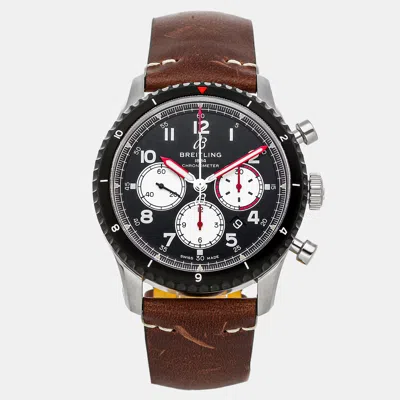 Pre-owned Breitling Aviator 8 B01 Chronograph Mosquito Ab01194a1b1x2 In Black