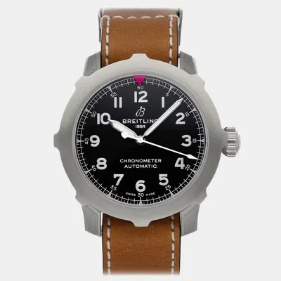 Pre-owned Breitling Aviator Super 8 B20 Ab2040101b1x1 In Black