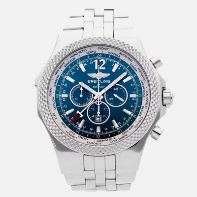 Pre-owned Breitling Bentley A4736212/c768 In Blue