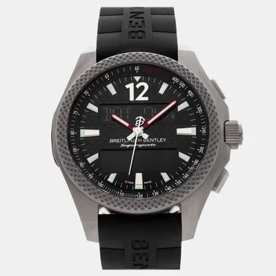 Pre-owned Breitling Bentley Eb552022/bf47 In Black