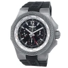 BREITLING PRE-OWNED BREITLING BENTLEY GMT CHRONOGRAPH AUTOMATIC CHRONOMETER BLACK DIAL MEN'S WATCH EB0433