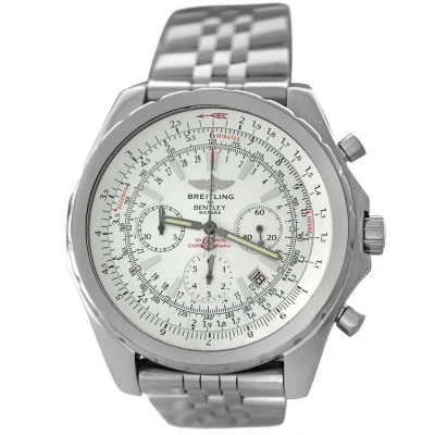Breitling Bentley Motors Chronograph Automatic White Dial Men's Watch A25363