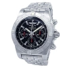 BREITLING PRE-OWNED BREITLING CHRONOMAT 01 CHRONOGRAPH AUTOMATIC CHRONOMETER BLACK DIAL MEN'S WATCH AB0111