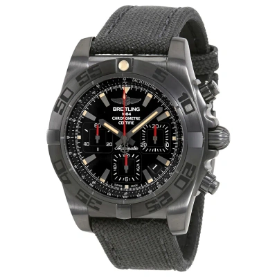 Breitling Chronomat 44 Chronograph Automatic Black Dial Men's Watch Mb0111c3-be35-109w-m20 In Black / Green
