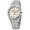 BREITLING PRE-OWNED BREITLING CHRONOMAT AUTOMATIC DIAMOND WHITE DIAL LADIES WATCH A10380101A2A1