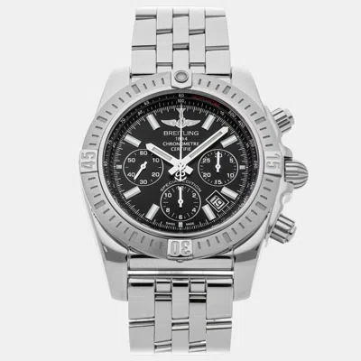 Pre-owned Breitling Chronomat B01 Chronograph Men's Watch 44 Mm In Black