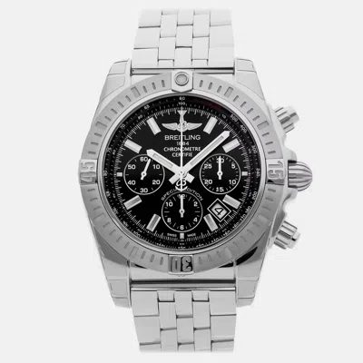 Pre-owned Breitling Chronomat B01 Japan Special Edition Chronograph Ab0115111b1a1 44 Mm In Black