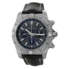 BREITLING PRE-OWNED BREITLING CHRONOMAT CHRONOGRAPH AUTOMATIC CHRONOMETER BLACK DIAL MEN'S WATCH AB0115