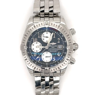Breitling Chronomat Evolution Chronograph Automatic Chronometer Grey Dial Men's Watch A133 In Metallic