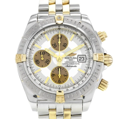 Breitling Chronomat Evolution Chronograph Automatic Chronometer Silver Dial Men's Watch B1 In Metallic