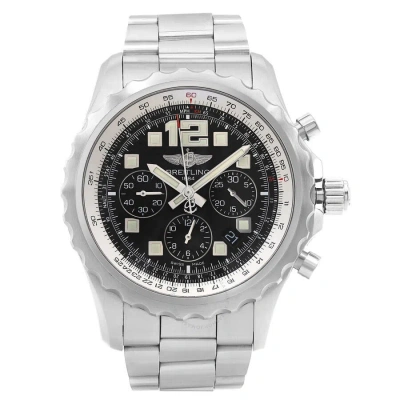 Breitling Chronospace Chronograph Automatic Chronometer Black Dial Men's Watch A2336035/ba In Metallic