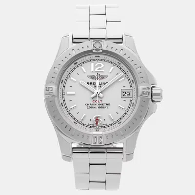 Pre-owned Breitling Colt A77388112g1a1 In Silver