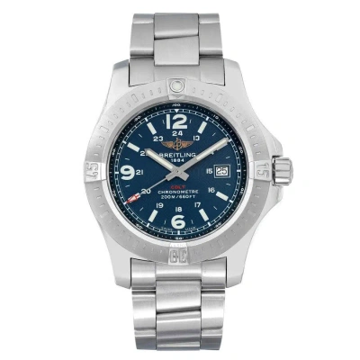 Breitling Colt Quartz Chronometer Black Dial Men's Watch A74388 In Blue