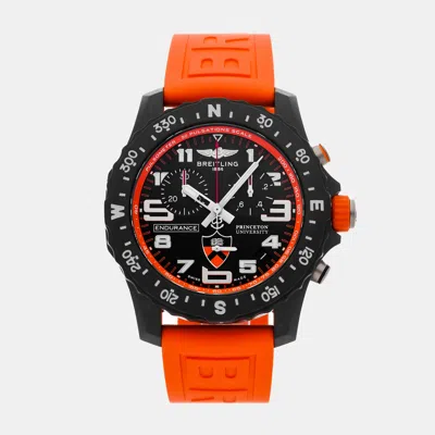 Pre-owned Breitling Endurance Pro Princeton University X823104c1b1s1 44 Mm In Black