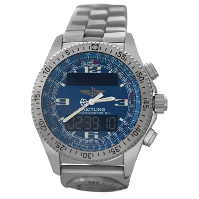 Breitling Professional B1 Quartz Analog-digital Blue Dial Men's Watch A70174 In Metallic