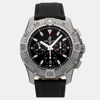 Pre-owned Breitling Super Avenger B01 Chronograph Eb0148101b1x1 In Black